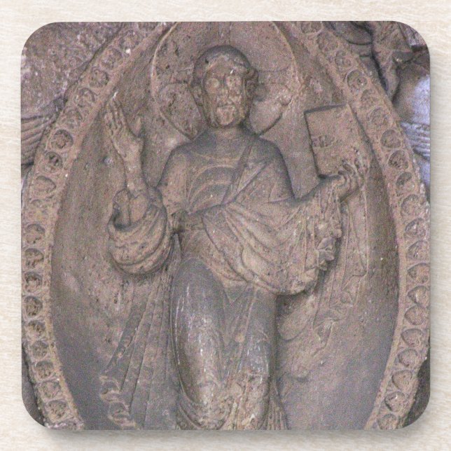 Relief depicting Christ in a mandorla, from the no Coaster (Front)