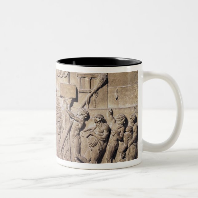 Relief depicting Dionysus at the home of Two-Tone Coffee Mug (Right)