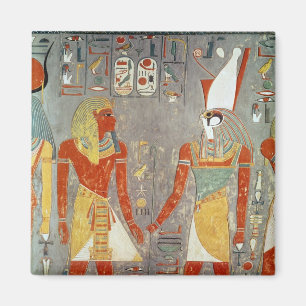 Relief depicting Horemheb before Horus Magnet