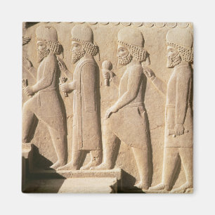 Relief depicting Median guards from stairs Magnet