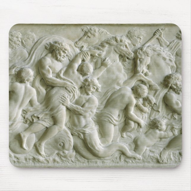 Relief depicting nereids carried away by tritons mouse mat (Front)