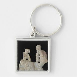 Relief depicting Odysseus and Penelope Key Ring