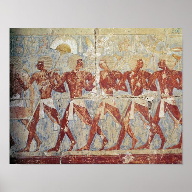 Relief depicting parade in honour of Hathor Poster (Front)