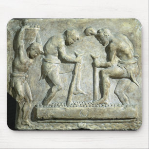 Relief depicting pavers mouse mat