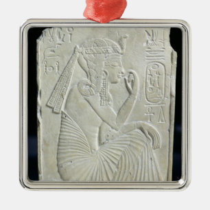 Relief depicting Ramesses II as a child Metal Tree Decoration