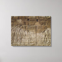 Relief depicting Seti I making an offering