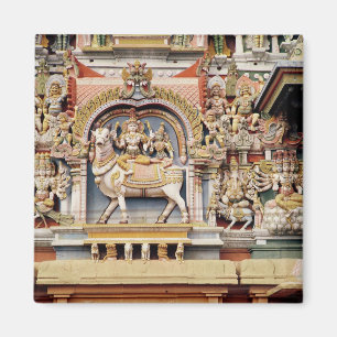 Relief depicting Shiva and Parvati riding Magnet