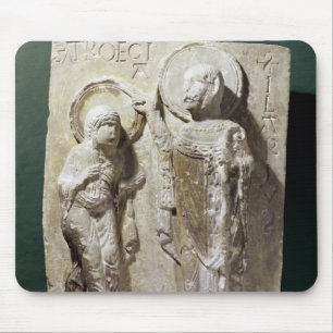 Relief depicting St. Hilary Mouse Mat