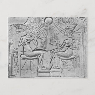 Relief depicting the Aten giving life Postcard