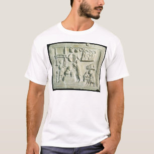 Relief depicting the interior of a forge T-Shirt