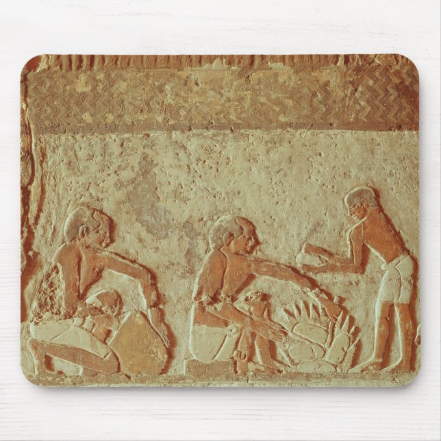 Relief depicting the making and baking of bread mouse mat (Front)