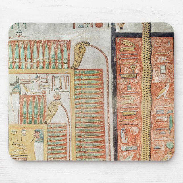 Relief depicting the path which dead must mouse mat (Front)