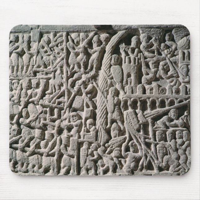 Relief depicting the Siege of Carcassonne Mouse Mat (Front)