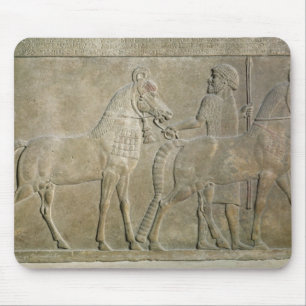 Relief depicting the tributaries of Sargon II Mouse Mat