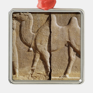 Relief from the front of the eastern stairway metal tree decoration