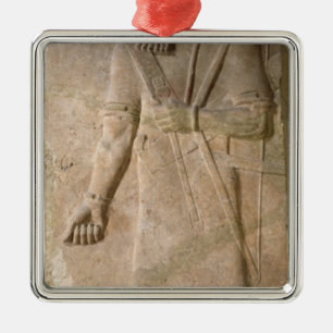 Relief of an Assyrian warrior Metal Tree Decoration