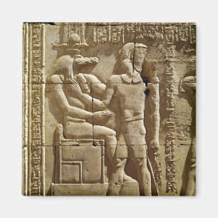 Relief of Sobek and Ptolemy VI Philometor Magnet