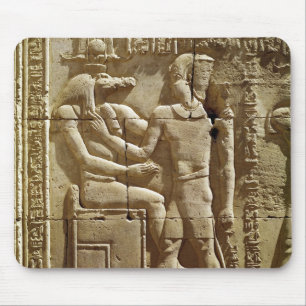Relief of Sobek and Ptolemy VI Philometor Mouse Mat