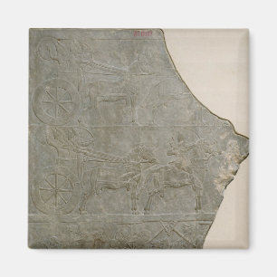 Relief of the Assyrian army in battle and at Magnet