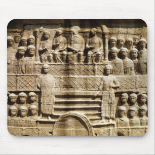 Relief on the base of the Obelisk of Theodosius Mouse Mat
