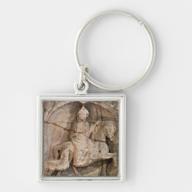 Relief representing Epona, Gaulish goddess Key Ring (Front)