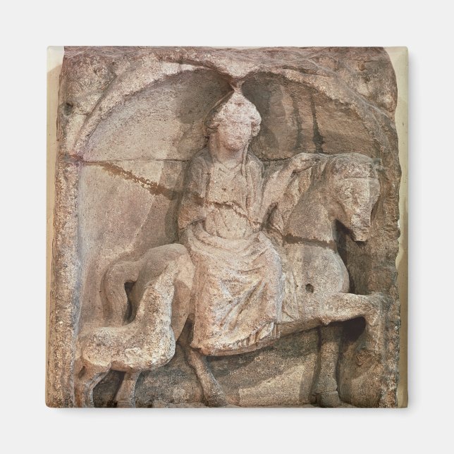 Relief representing Epona, Gaulish goddess Magnet (Front)