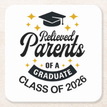 Relieved parents of grad funnny graduation 2026