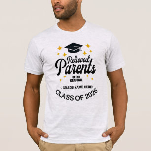 Relieved parents of grad funnny graduation 2026 T-Shirt