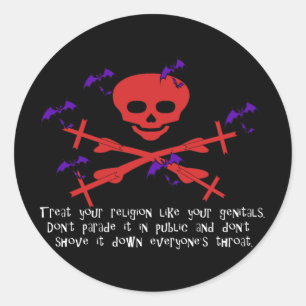 Religion Advice Classic Round Sticker