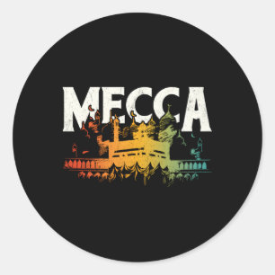 Religion Allah Islamic Muslim Islams Abrahamic Mec Classic Round Sticker