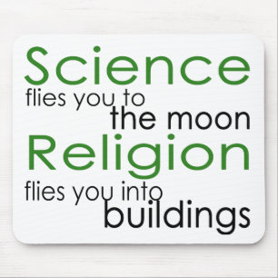 Religion and Science Atheist Mouse Mat