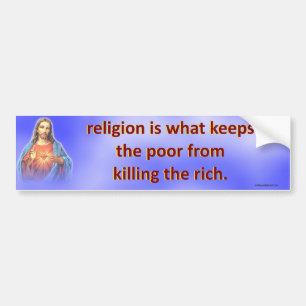 religion... bumper sticker