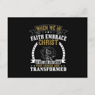 Religion - Embrace Christ As Lord Postcard