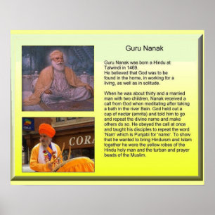 Religion, Guru Nanak Poster