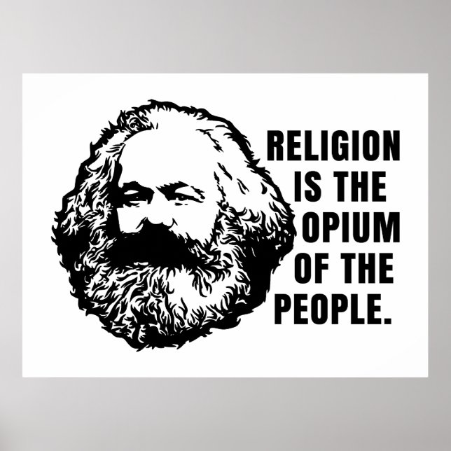 Religion is The Opium Of The People Poster (Front)