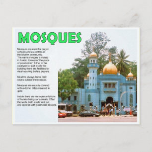 Religion, Islam, Mosques Postcard
