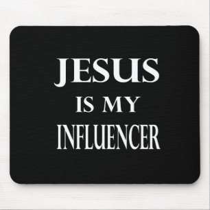 Religion - Jesus Is My Influencer Mouse Mat