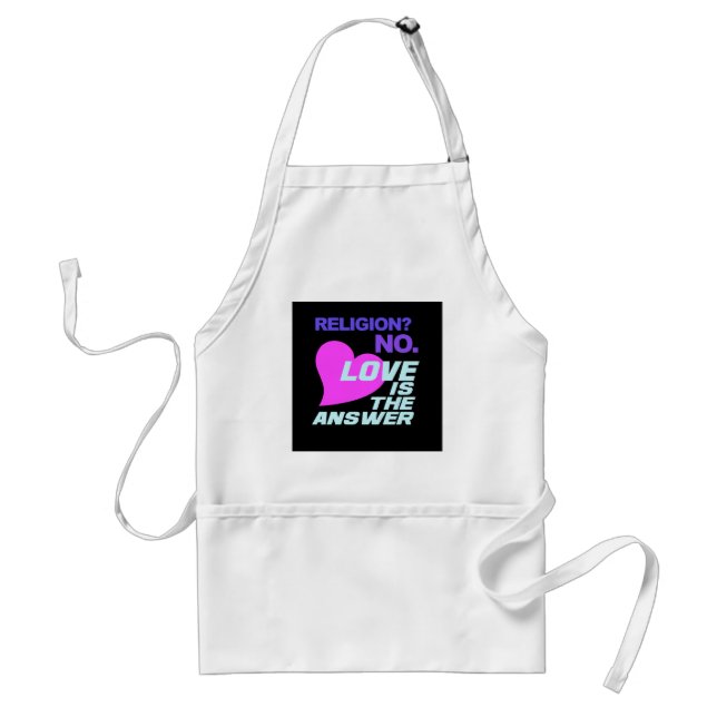 Religion & Love apron (Front)