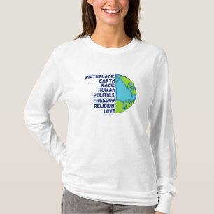 Religion Love Freedom People Planet T-Shirt