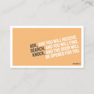 RELIGION Minimalist Business Card