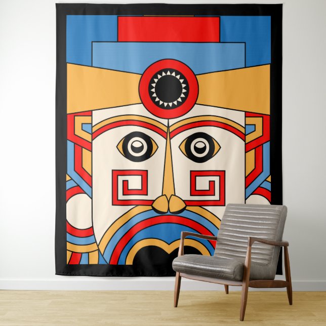 Religion Tiki Tapestry (In Situ)