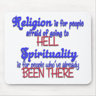 Religion VS spirituality Mouse Mat