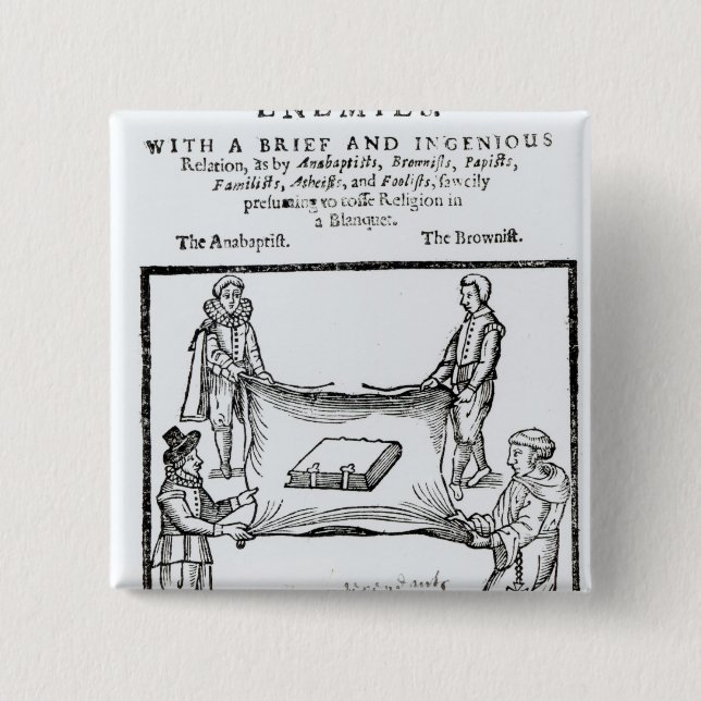 Religions Enemies, 1641 15 Cm Square Badge (Front)