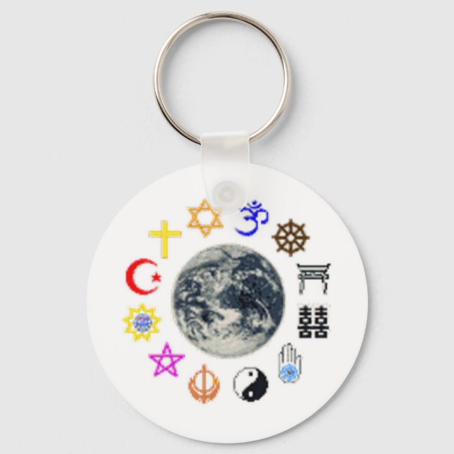 RELIGIONS of the WORLD Key Ring (Front)