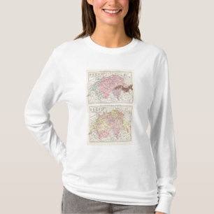 Religious and Linguistic Map of Switzerland T-Shirt