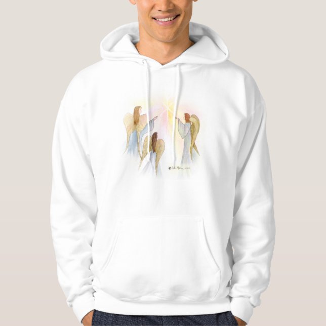 Religious Angels Personalised Hoodie (Front)