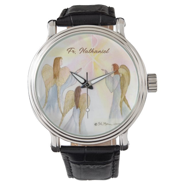 Religious Angels Personalised Watch (Front)