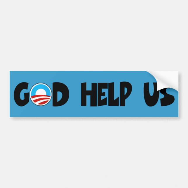 Religious anti Obama Bumper Sticker (Front)