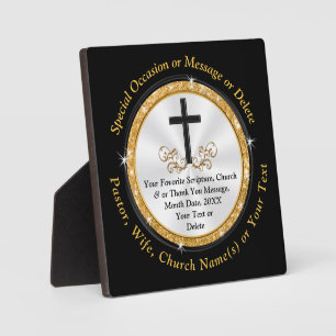 Religious Appreciation Plaques, Personalised Plaque