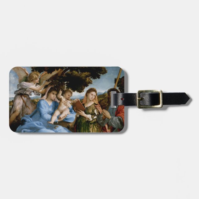 Religious Art custom luggage tag (Front Horizontal)